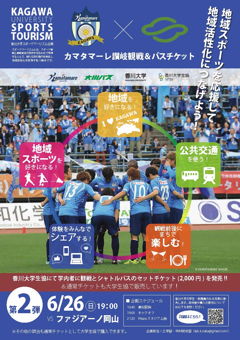 スポーツ観戦とまち歩き